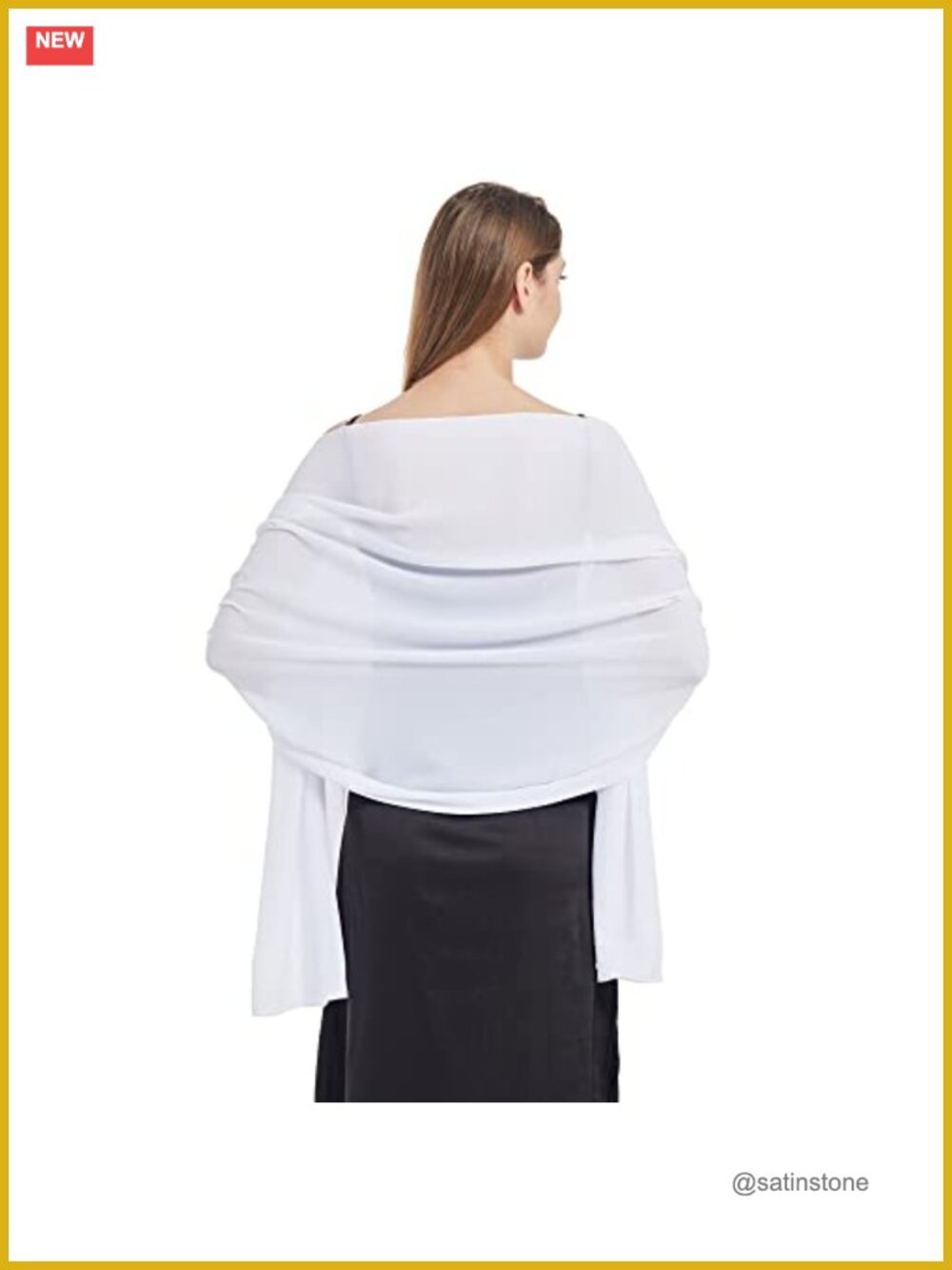 Chiffon Shawl Wrap Lightweight Wedding Bridesmaid Formal Evening Scarf